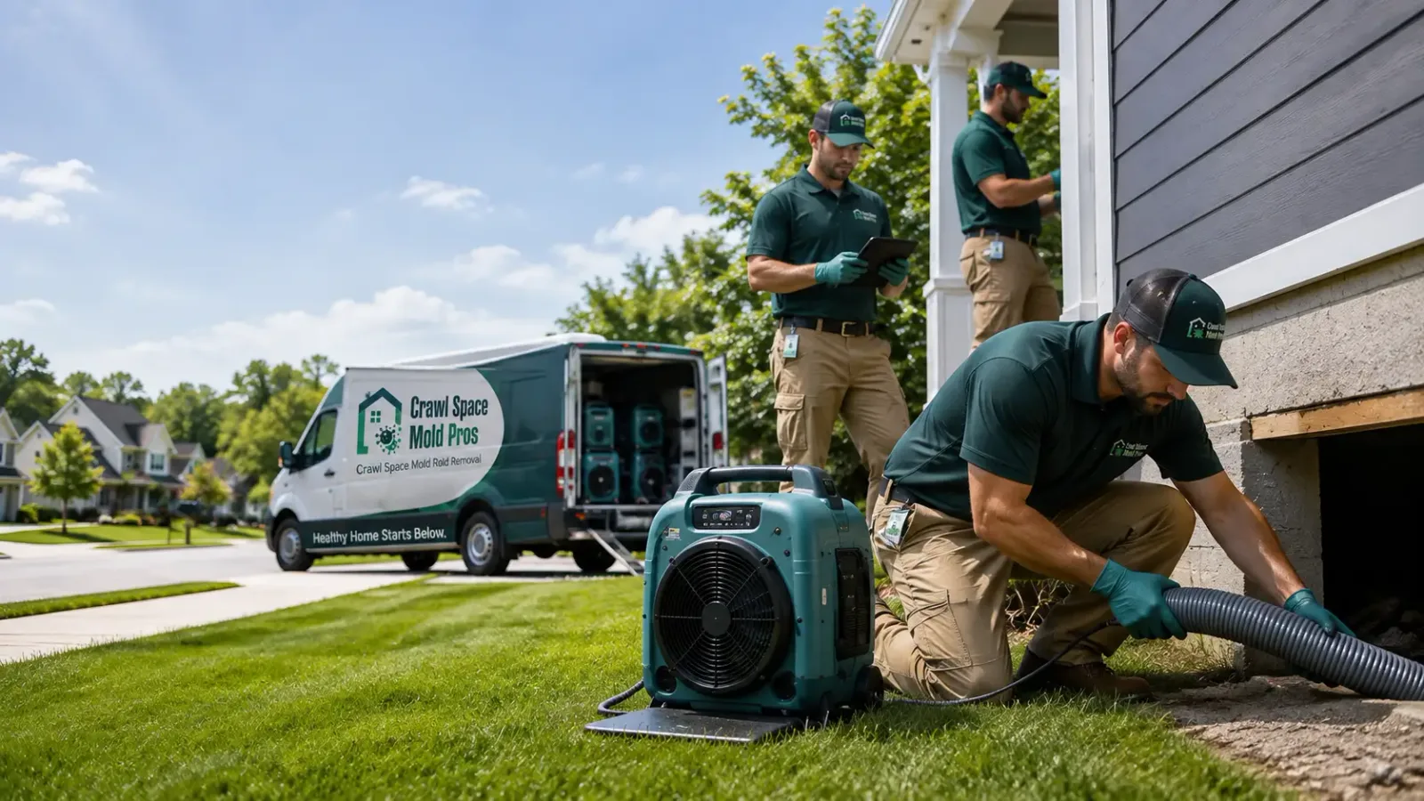 Crawl Space Mold Removal in Cody, NE